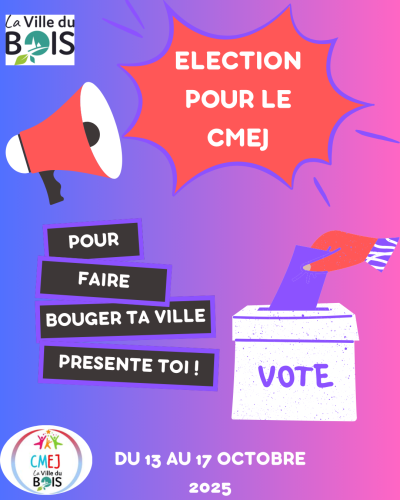 Elections du Conseil Municipal des Enfants et des Jeunes